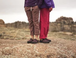 Mountain Clog - Leather Suede (Deep Plum)