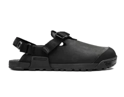 Mountain Clog - Nubuck Leather (Obsidian Dark Gray)